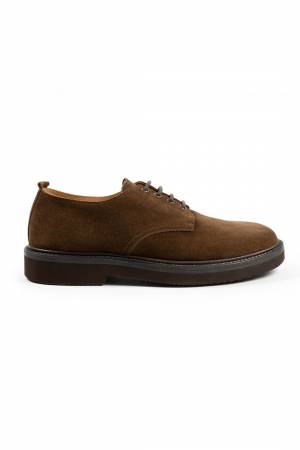 Chunky derby in suede - HENDERSON