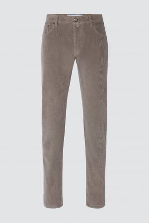 Bard Pants In Grey Corduroy - JACOB COHEN